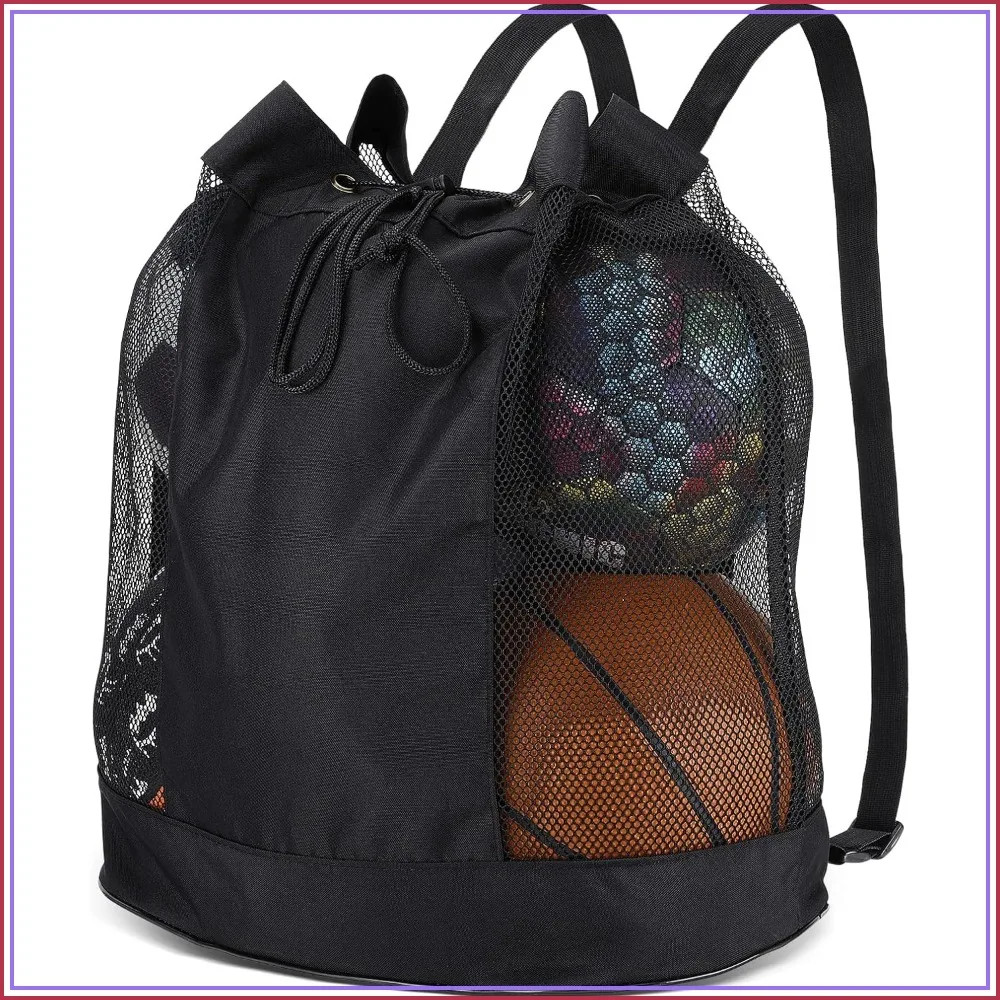 Large Mesh Ball Bag, 600D Oxford Cloth, Holds 5 Soccer Balls, Adjustable Shoulder Strap
Large Mesh Ball Bag, 600D Oxford Cloth, Holds 5 Soccer Balls, Adjustable Shoulder Strap