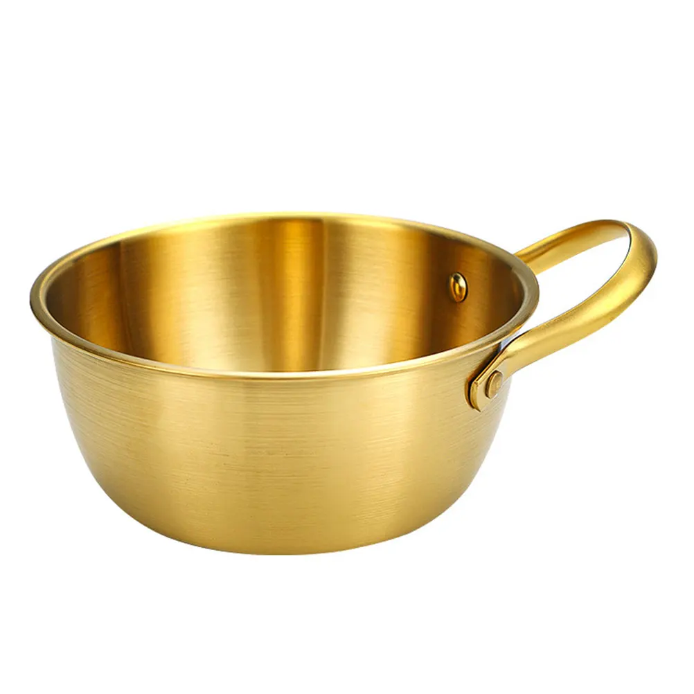 1Pc Stainless Steel Noodles Pot Heat-Resistant Ramen Cooking Pan Portable Korean Ramen Pot Single Ear Stockpot Soup Stewing Pan
1Pc Stainless Steel Noodles Pot Heat-Resistant Ramen Cooking Pan Portable Korean Ramen Pot Single Ear Stockpot Soup Stewing Pan