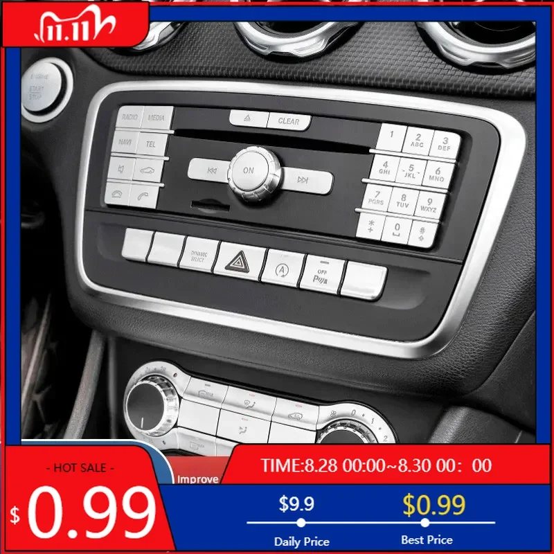 Наклейки для интерьера автомобиля, центральная консоль, CD, мультимедийные кнопки, наклейки, отделка для Mercedes Benz A B Class GLA 250 CLA CLS GLE GLS W176
Наклейки для интерьера автомобиля, центральная консоль, CD, мультимедийные кнопки, наклейки, отделка для Mercedes Benz A B Class GLA 250 CLA CLS GLE GLS W176