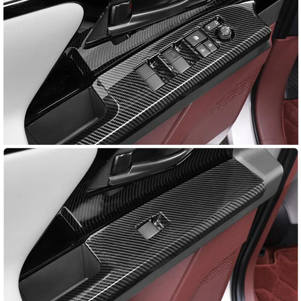 For Toyota BZ4X EA10 2022 2023 2024 LHD ABS Carbon Fiber Door Armrest Window Glass Lift Switch Cover Trim Accessories
For Toyota BZ4X EA10 2022 2023 2024 LHD ABS Carbon Fiber Door Armrest Window Glass Lift Switch Cover Trim Accessories