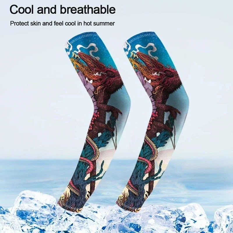 Summer Tattoo Sleeves, Outdoor Cycling Armguards, Ice Silk Sunscreen Sleeves, Breathable Flower Arms, Men'S Printed Ice Sleeves
Summer Tattoo Sleeves, Outdoor Cycling Armguards, Ice Silk Sunscreen Sleeves, Breathable Flower Arms, Men'S Printed Ice Sleeves