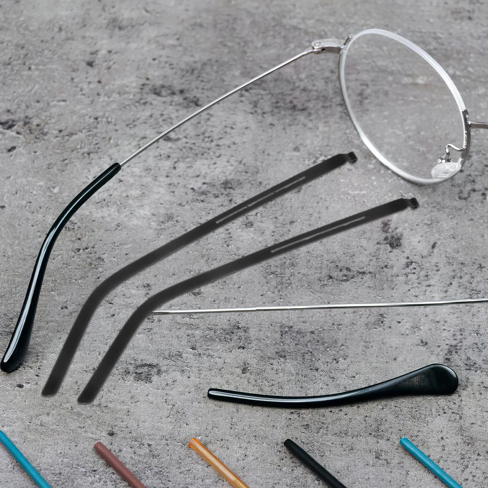 1 Pair Universal Metal Glasses Replacement Temples Arms Legs For Eyeglass Frames Durable Alloy 1.5Mm Hole Easy Install Black
1 Pair Universal Metal Glasses Replacement Temples Arms Legs For Eyeglass Frames Durable Alloy 1.5Mm Hole Easy Install Black