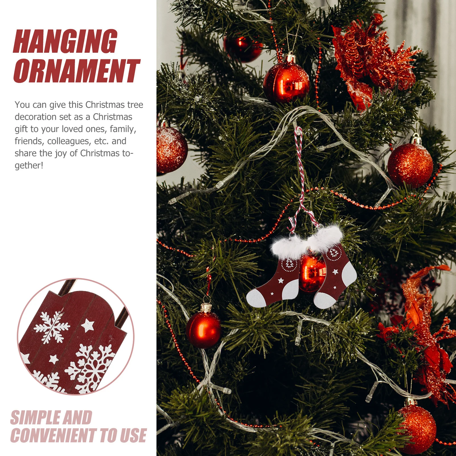 1Set Skiing Pendant Wooden Xmas Hanging Decoration Christmas Tree Ornament Vintage Holiday Party Decor DIY Hanging Pendant
1Set Skiing Pendant Wooden Xmas Hanging Decoration Christmas Tree Ornament Vintage Holiday Party Decor DIY Hanging Pendant