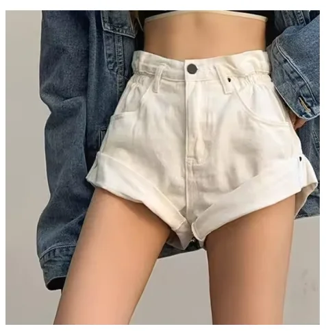 Джинсовые шорты женские повседневные гофрированные универсальные уличные шорты распространенные летние женские с высокой талией в корейском стиле свободные Harajuku простые
Джинсовые шорты женские повседневные гофрированные универсальные уличные шорты распространенные летние женские с высокой талией в корейском стиле свободные Harajuku простые