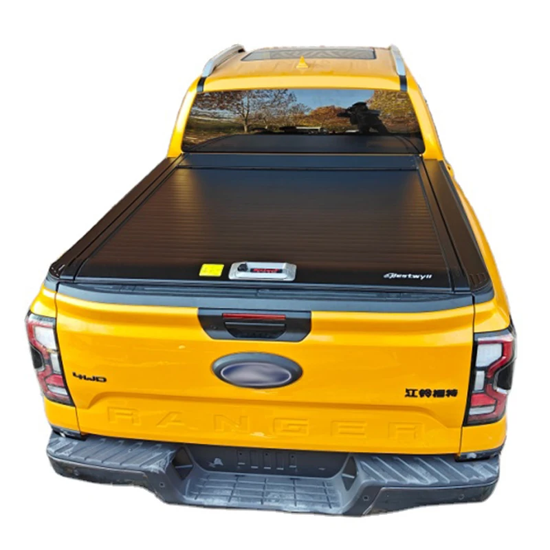 Pickup Truck Retractable Aluminium Tonneau Cover Roller Lid Shutter for Ranger
Pickup Truck Retractable Aluminium Tonneau Cover Roller Lid Shutter for Ranger