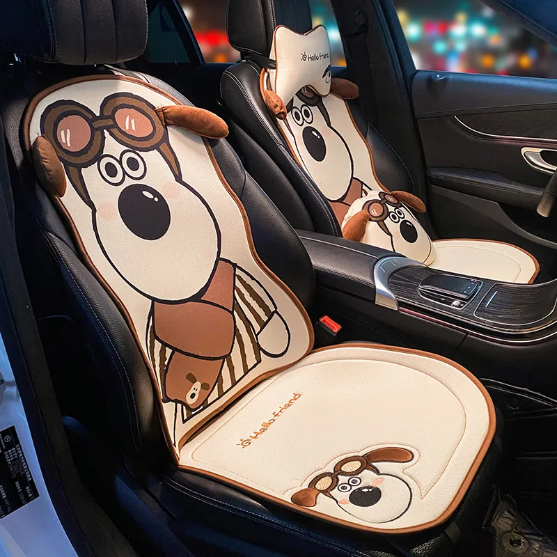 New Plush Cartoon Car Seat Cushion Full Set Breathable Cute Seat Cushion Cover Fashion Decoration Interior Accessories Universal
New Plush Cartoon Car Seat Cushion Full Set Breathable Cute Seat Cushion Cover Fashion Decoration Interior Accessories Universal