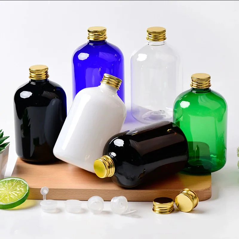 10/30pcs 300ml Plastic Bottle Aluminum Cap Clear/Blue/Green/Black Lotion Sample Bottle Empty Cosmetic Container for Travel
10/30pcs 300ml Plastic Bottle Aluminum Cap Clear/Blue/Green/Black Lotion Sample Bottle Empty Cosmetic Container for Travel