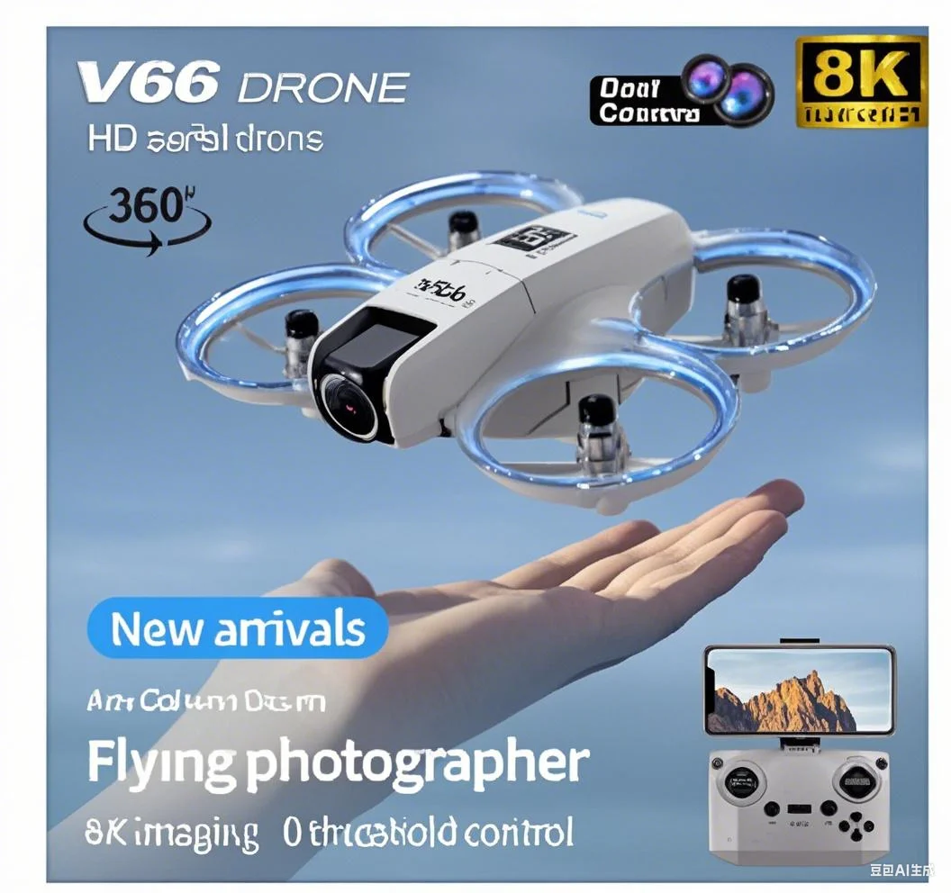 V66 Мини Пульт Дистанционного Управления Позиционирование Аэрофотосъемки FPV Дрон Широкоугольная HD-камера Предотвращение Препятствий Вертолет Машина Игрушка
V66 Мини Пульт Дистанционного Управления Позиционирование Аэрофотосъемки FPV Дрон Широкоугольная HD-камера Предотвращение Препятствий Вертолет Машина Игрушка