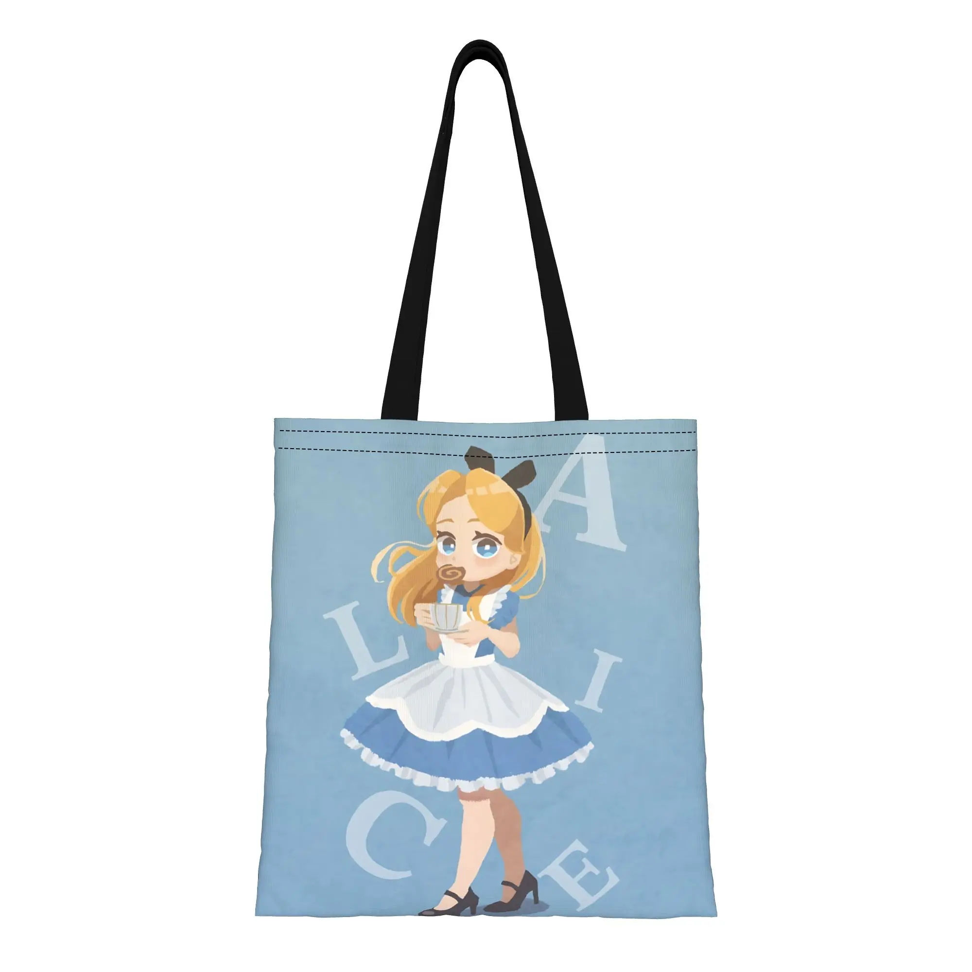 1PC back to school Large Capacity Disney fairy tale Alice in Wonderland cute style Canvas Tote Bag Foldable Chic Pattern Gifts
1PC back to school Large Capacity Disney fairy tale Alice in Wonderland cute style Canvas Tote Bag Foldable Chic Pattern Gifts