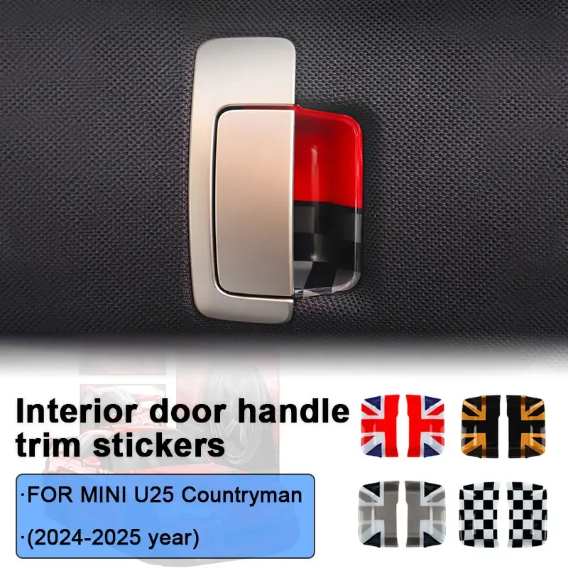 4 шт. для Mini U25 Countryman, внутренняя дверная ручка автомобиля, крышка чаши, наклейки для электромобиля 2024 2025, авто аксессуары для интерьера
4 шт. для Mini U25 Countryman, внутренняя дверная ручка автомобиля, крышка чаши, наклейки для электромобиля 2024 2025, авто аксессуары для интерьера