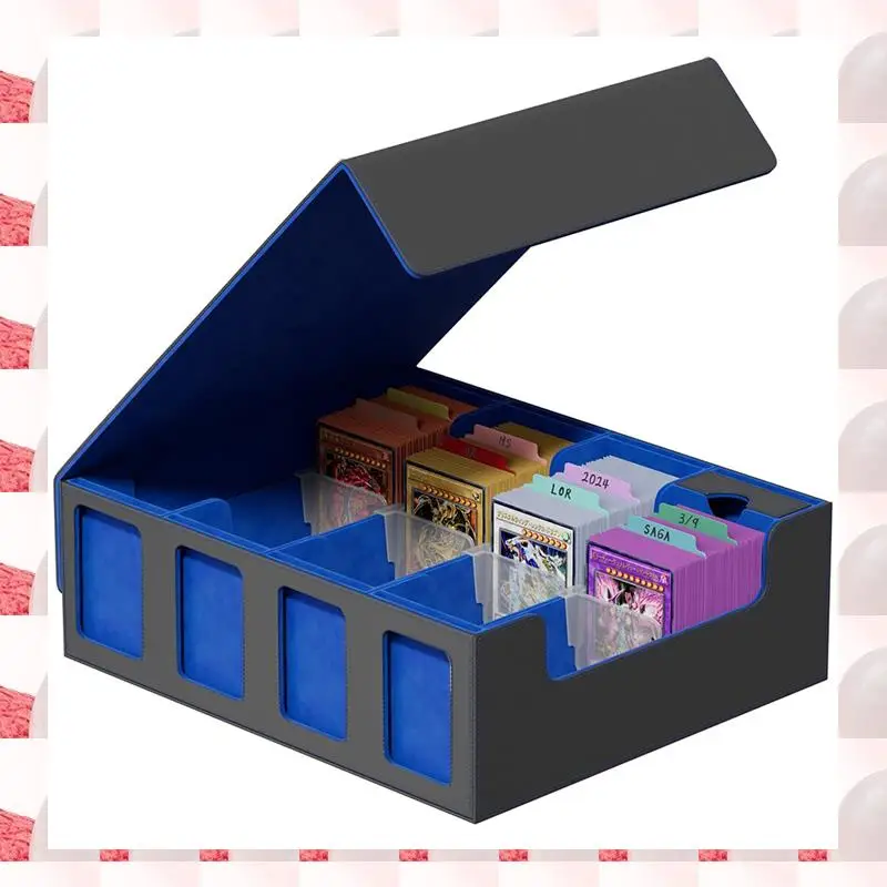 ABGN Trading Card Storage Box With Window, 4-Row Deck Case With Removable Lid,Card Deck Box For Game Sports Card
ABGN Trading Card Storage Box With Window, 4-Row Deck Case With Removable Lid,Card Deck Box For Game Sports Card