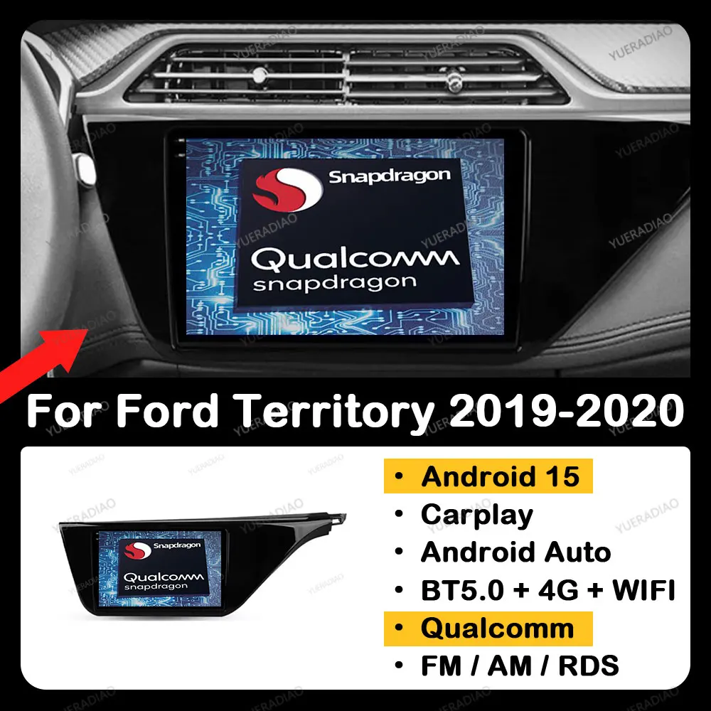 Android 15 Car Radio For Ford Territory CX743 2019 - 2020 Qualcomm GPS NAVI 2DIN QLED 4G WIFI Head Unit BT LTE 5G Carplay Auto
Android 15 Car Radio For Ford Territory CX743 2019 - 2020 Qualcomm GPS NAVI 2DIN QLED 4G WIFI Head Unit BT LTE 5G Carplay Auto