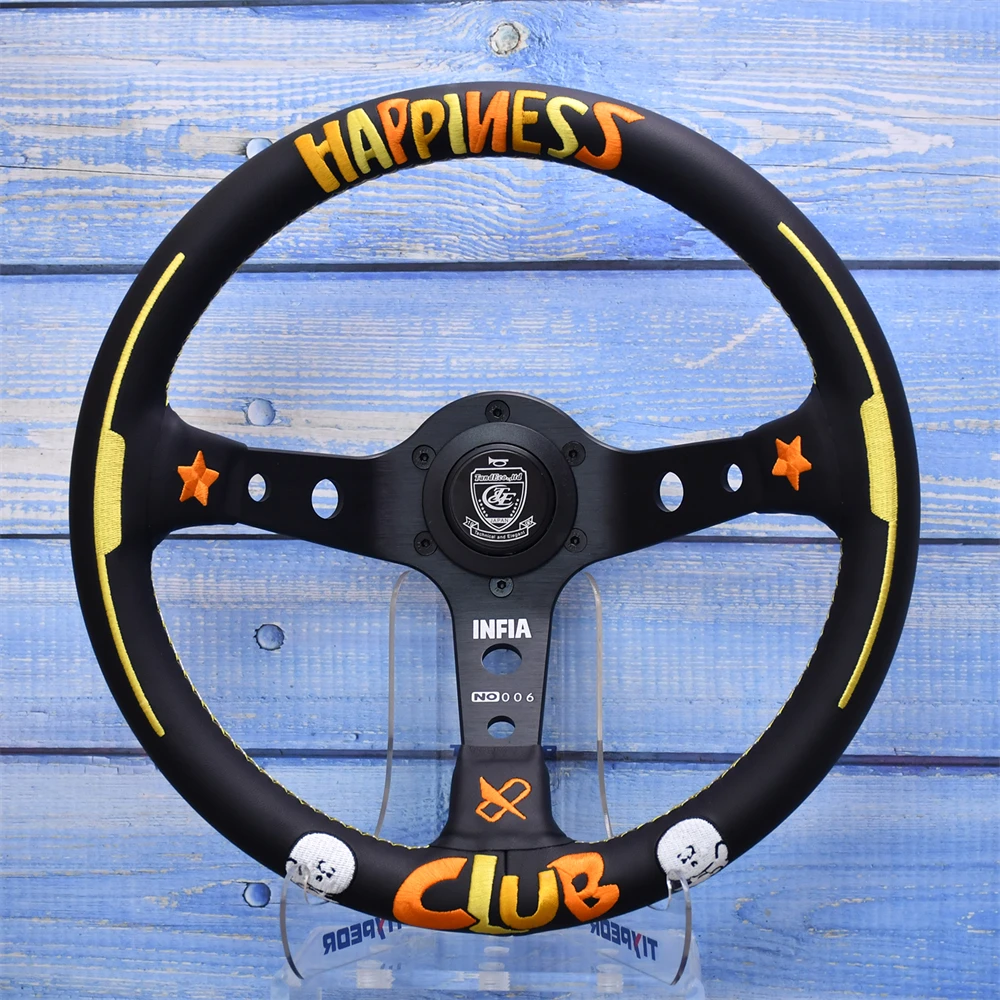 STE-DUDU 320mm VERTEX DUDU Collaboration Steering Wheel High-Performance Leather Sports Steering Wheel for Racing Enthusiast
STE-DUDU 320mm VERTEX DUDU Collaboration Steering Wheel High-Performance Leather Sports Steering Wheel for Racing Enthusiast