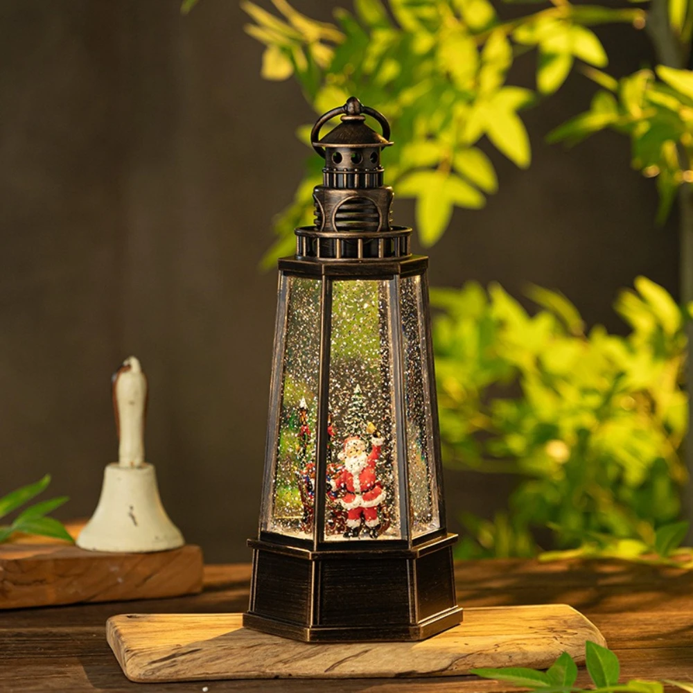 Wind Lamp USB Light Function Christmas Snow Globe Lantern Figurine Music Box Singing Santa Claus Snowman Wind Light Decoration
Wind Lamp USB Light Function Christmas Snow Globe Lantern Figurine Music Box Singing Santa Claus Snowman Wind Light Decoration