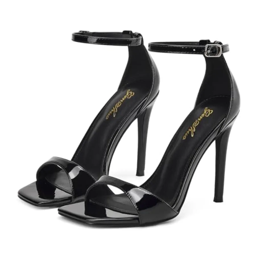 GENSHUO High Heeled Sandals for Women One Strap Heels with Square Open Toe 4 Inch Stiletto Ankle Strap Shoes Elegant Sexy Dress
GENSHUO High Heeled Sandals for Women One Strap Heels with Square Open Toe 4 Inch Stiletto Ankle Strap Shoes Elegant Sexy Dress