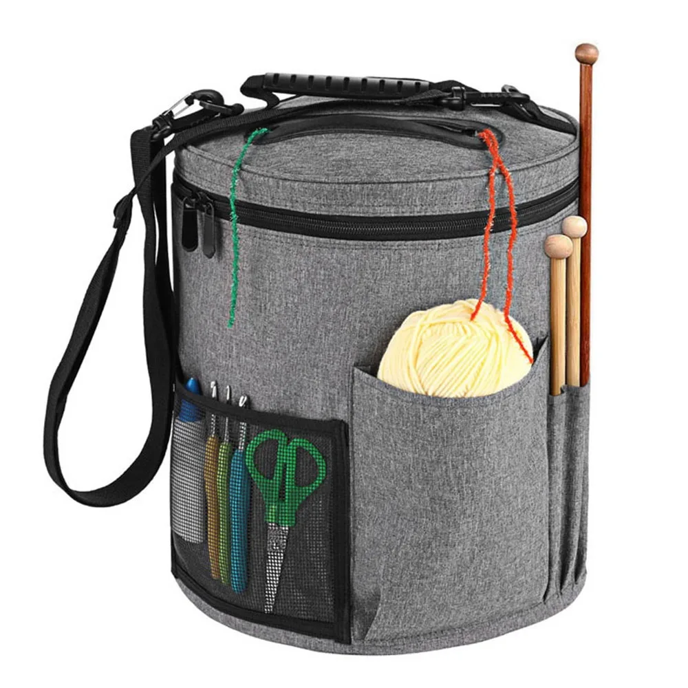with Front Pocket Knitting Yarn Storage Bag Hooks and Needles Storage Portable DIY Hand Knitting Tool Bag Wool Ball Holder
with Front Pocket Knitting Yarn Storage Bag Hooks and Needles Storage Portable DIY Hand Knitting Tool Bag Wool Ball Holder