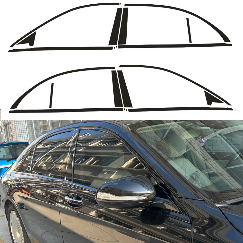 Хромированная затемняющая накладка для Mercedes Benz S-Class W222 2014-2020, длинная колесная база, отделка окна, глянцевая черная наклейка
Хромированная затемняющая накладка для Mercedes Benz S-Class W222 2014-2020, длинная колесная база, отделка окна, глянцевая черная наклейка