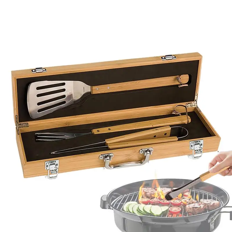 BBQ Set BBQ Utensils Barbecue Accessories with Case Grilling Tool for Men Dad Husband Outdoor Family Gatherings Camping Backyard
BBQ Set BBQ Utensils Barbecue Accessories with Case Grilling Tool for Men Dad Husband Outdoor Family Gatherings Camping Backyard
