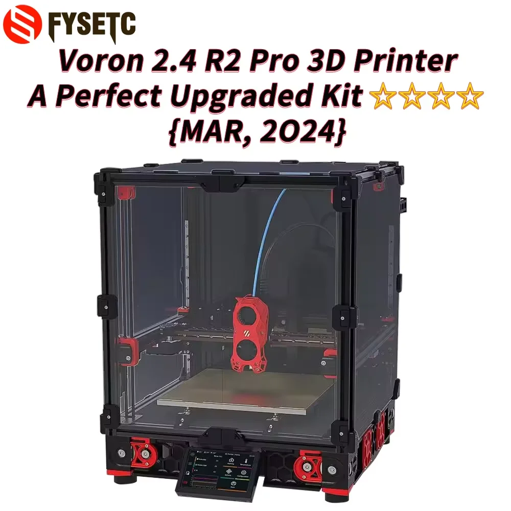 Latest Version Voron 2.4 R2 Pro Support High Speed Printing DIY 3D Printer Parts with HDMI5 Screen CNC TAP Stealburner Extruder
Latest Version Voron 2.4 R2 Pro Support High Speed Printing DIY 3D Printer Parts with HDMI5 Screen CNC TAP Stealburner Extruder