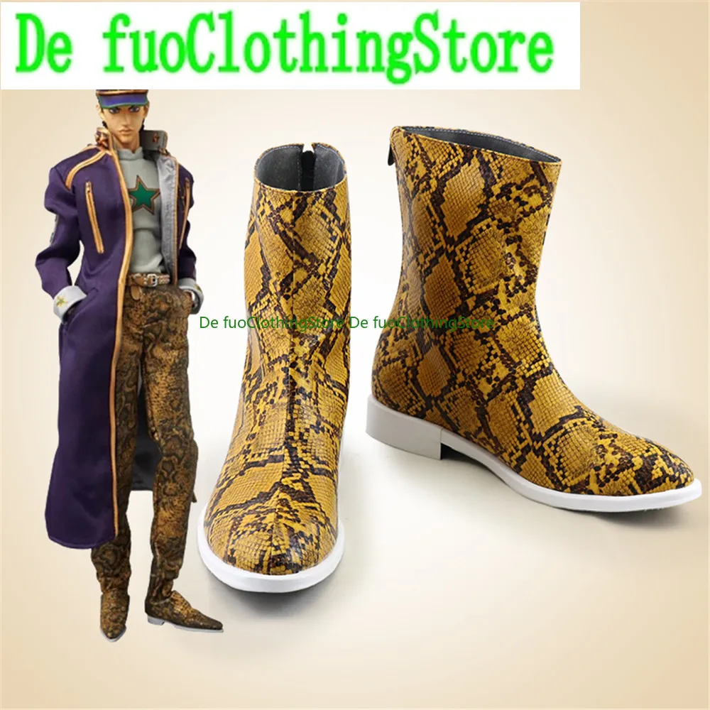 DefuoClothing Bizarre Adventure: Diamond Is Unbreakable Kujo Jotaro Kuujou Joutarou Обувь для косплея Сапоги Игра Аниме Хэллоуин
DefuoClothing Bizarre Adventure: Diamond Is Unbreakable Kujo Jotaro Kuujou Joutarou Обувь для косплея Сапоги Игра Аниме Хэллоуин
