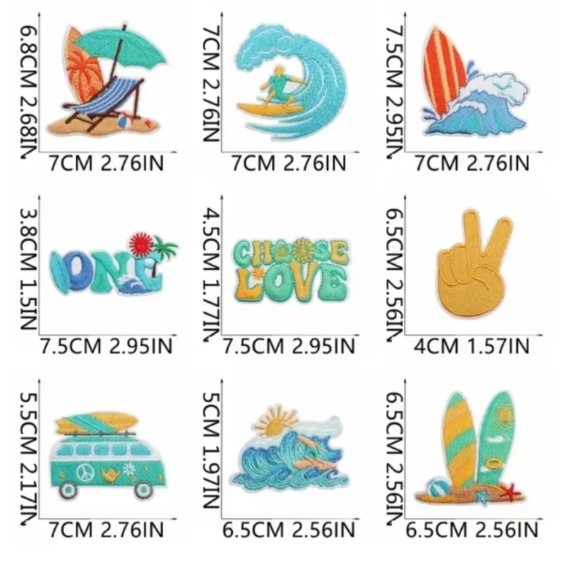 Leisure Vacation Embroidery Cloth Sticker Beach Surf Patch Sticker Bag Decoration Wave Beach Car Computer Embroidery Chapter Boy
Leisure Vacation Embroidery Cloth Sticker Beach Surf Patch Sticker Bag Decoration Wave Beach Car Computer Embroidery Chapter Boy