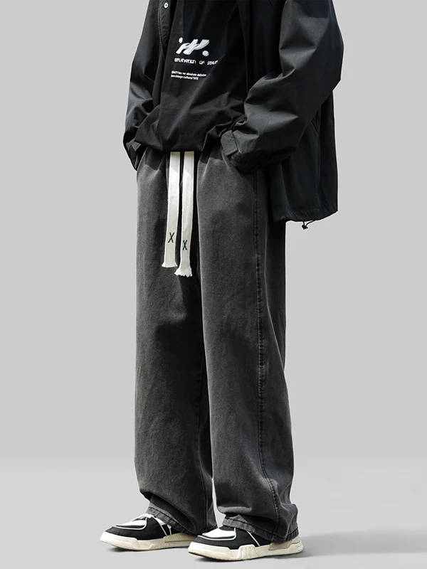 Мужские джинсы в стиле ретро, весенне-осенние, свободные, прямые, широкие, повседневные, универсальные, длинные брюки, молодежные, из смесового хлопка, для повседневной носки
Мужские джинсы в стиле ретро, весенне-осенние, свободные, прямые, широкие, повседневные, универсальные, длинные брюки, молодежные, из смесового хлопка, для повседневной носки