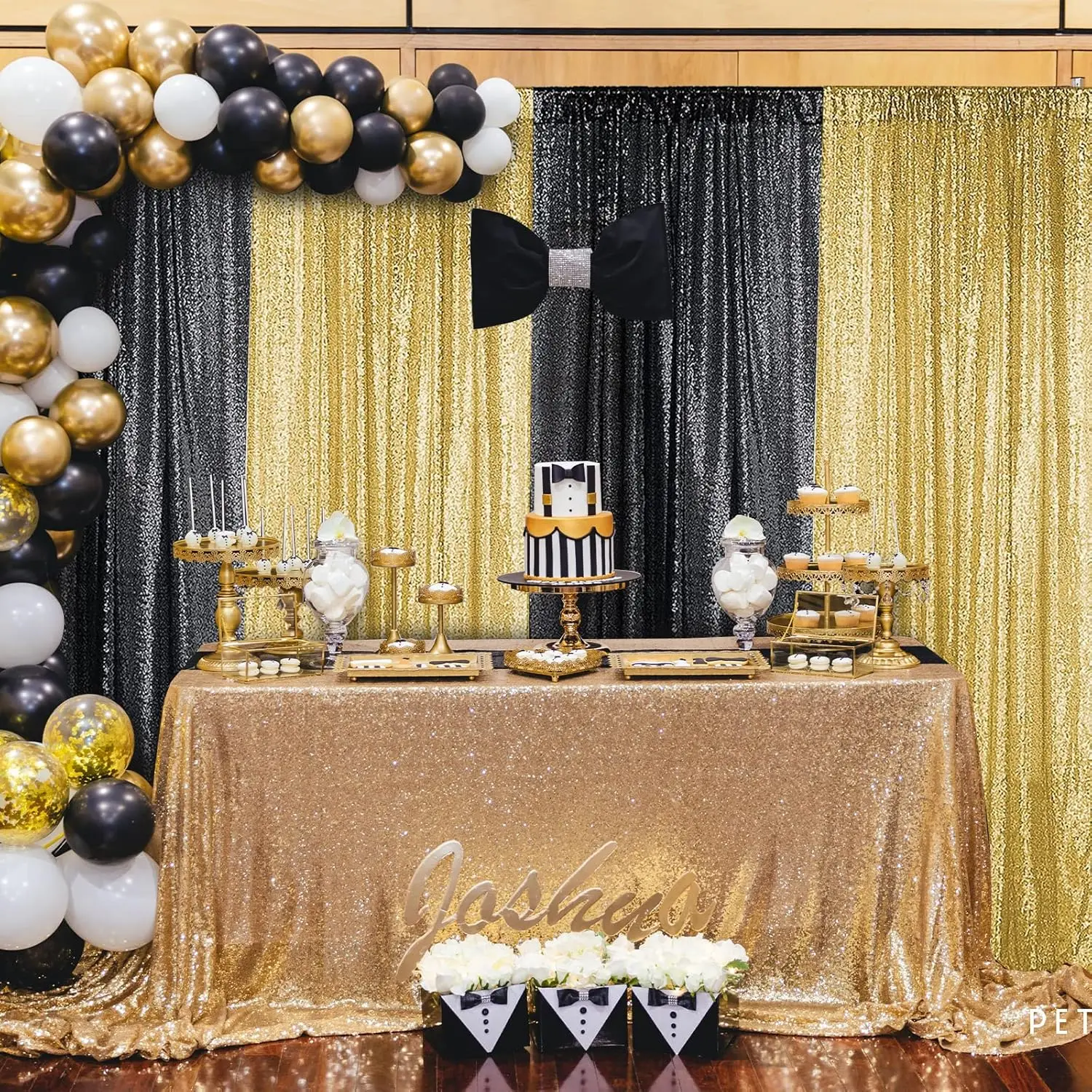 Gold Sequin Backdrop Curtain, Glitter Gold Background Drapes Sparkle Photography Backdrop for Party Wedding Birthday Decoration
Gold Sequin Backdrop Curtain, Glitter Gold Background Drapes Sparkle Photography Backdrop for Party Wedding Birthday Decoration