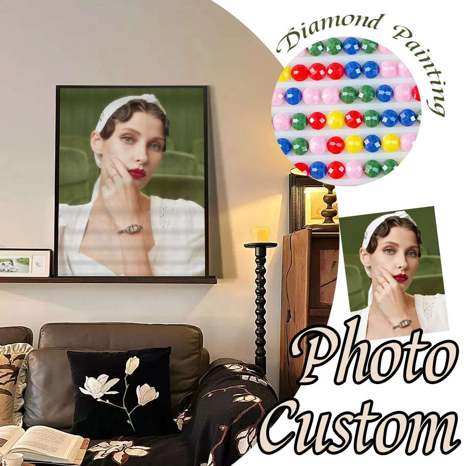 Photo Custom Full Square/Round Diamond Painting Diy Embroidery Pictures Homemade Gift Cross Stitch Gifts Customize Your Own
Photo Custom Full Square/Round Diamond Painting Diy Embroidery Pictures Homemade Gift Cross Stitch Gifts Customize Your Own