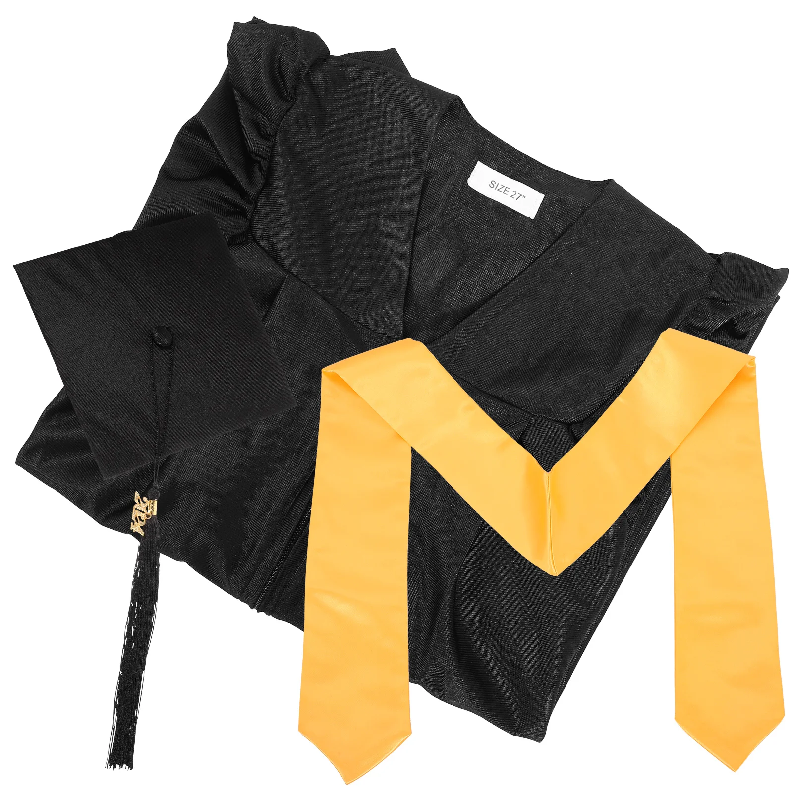 Kids Graduation Gown Cap Set Blue Size 33 Polyester Material Durable Pleating Includes 2024 Pendant Ideal for Elementary School
Kids Graduation Gown Cap Set Blue Size 33 Polyester Material Durable Pleating Includes 2024 Pendant Ideal for Elementary School