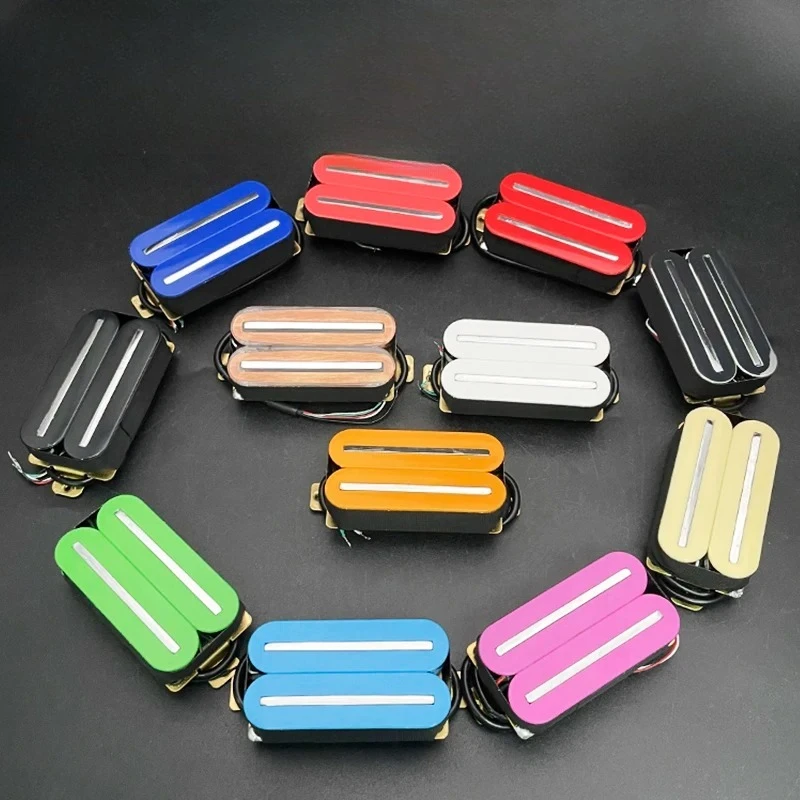 Electric Guitar Humbucker Dual Coill Dual track Guitar Bridge Pickup With 57mm Steel Pole Multi Color
Electric Guitar Humbucker Dual Coill Dual track Guitar Bridge Pickup With 57mm Steel Pole Multi Color