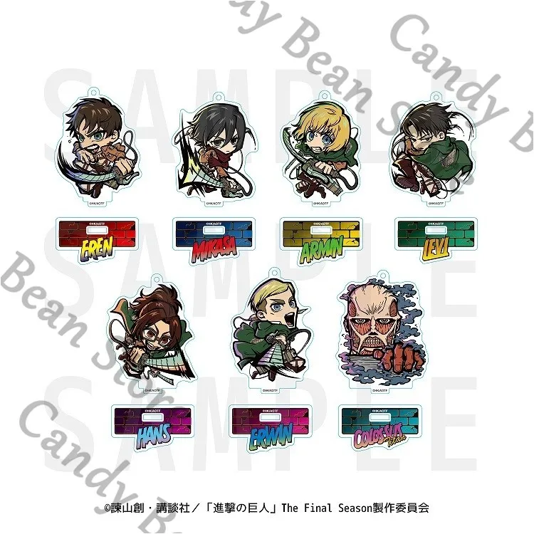 Anime Attack on Titan Hange Zoe Levi Ackerman Eren Jaeger Cosplay Acrylic Standing Sign Keychain Biservice Cartoon Figure Stand
Anime Attack on Titan Hange Zoe Levi Ackerman Eren Jaeger Cosplay Acrylic Standing Sign Keychain Biservice Cartoon Figure Stand