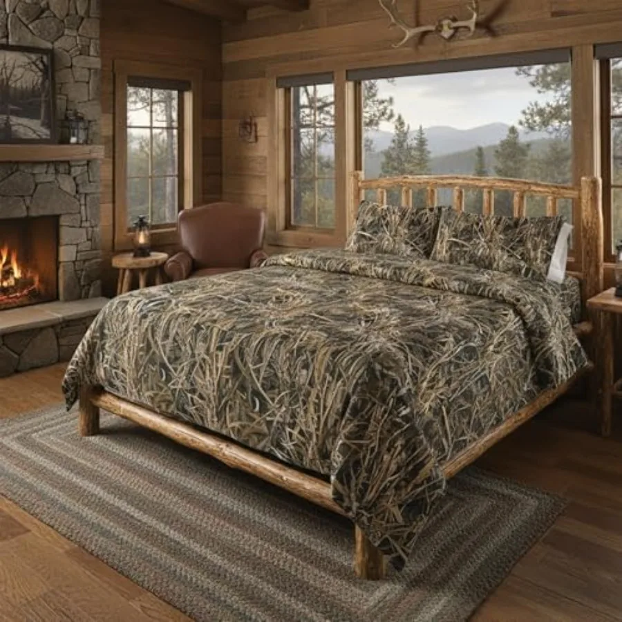 Комплект постельного белья Realtree из 5 предметов: 1 одеяло, 1 простыня на резинке, 1 плоская простыня, 2 наволочки, всесезонное, камуфляжное.
Комплект постельного белья Realtree из 5 предметов: 1 одеяло, 1 простыня на резинке, 1 плоская простыня, 2 наволочки, всесезонное, камуфляжное.