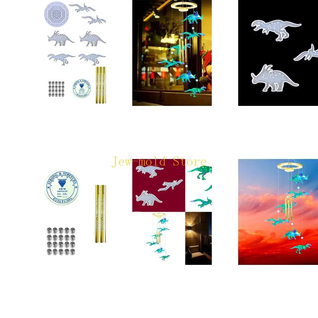 C71B Wind Chimes Epoxy Resin Molds Dinosaur Wind Chimes Casting Mold for Create Art
C71B Wind Chimes Epoxy Resin Molds Dinosaur Wind Chimes Casting Mold for Create Art