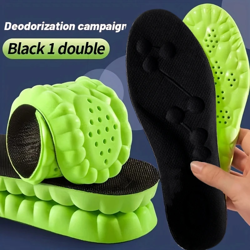 Deodorant Latex Insoles-Shock Absorption Arch Support,Breathable Sweat-Absorbing Soft Insoles for Running Feet Care
Deodorant Latex Insoles-Shock Absorption Arch Support,Breathable Sweat-Absorbing Soft Insoles for Running Feet Care