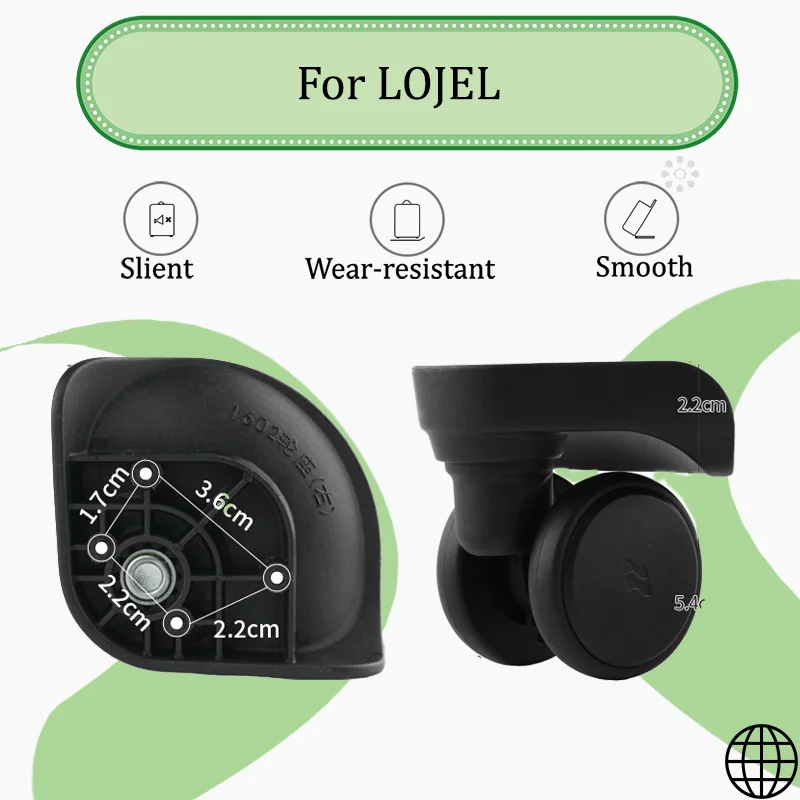 For LOJEL series 360-Degree Silent Swivel Wheels Thickened Wear-resistant Wheels Luggage Accessories Easy To Install
For LOJEL series 360-Degree Silent Swivel Wheels Thickened Wear-resistant Wheels Luggage Accessories Easy To Install