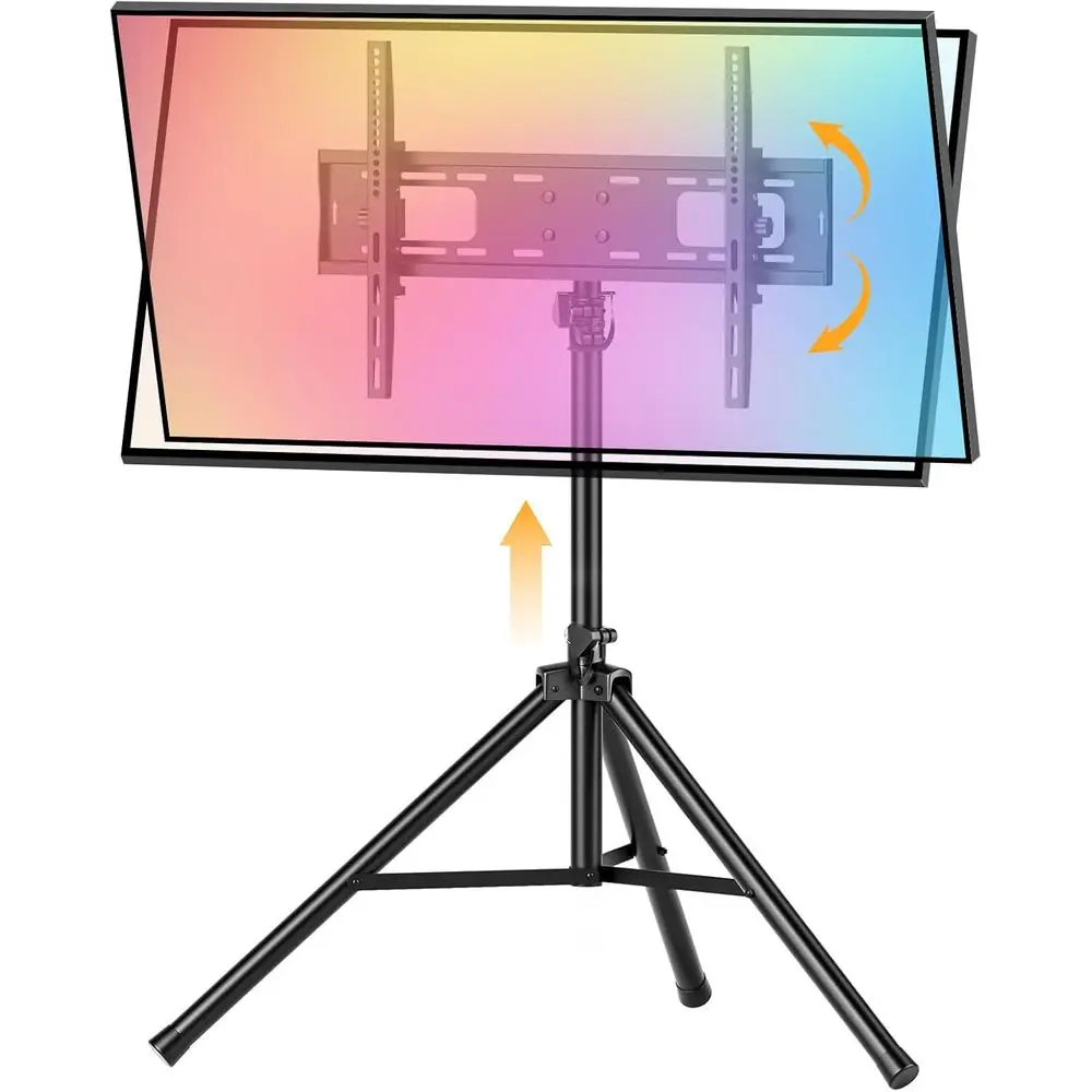 Портативная подставка-трипод для телевизоров 25-65, 70 дюймов с диагональю экрана ±15 дюймов ° Регулируемая по высоте стойка на 5 секций, двойные страховочные штифты, максимальная нагрузка 110 фунтов, для спальни
Портативная подставка-трипод для телевизоров 25-65, 70 дюймов с диагональю экрана ±15 дюймов ° Регулируемая по высоте стойка на 5 секций, двойные страховочные штифты, максимальная нагрузка 110 фунтов, для спальни