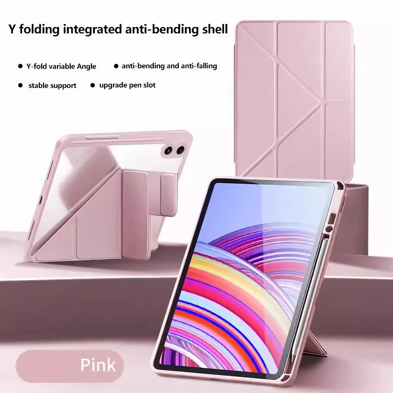 Чехол для Xiaomi Redmi Pad Pro 12,1 2024 Pad SE 11 Pad10.61 Xiaomi Pad 6S Pro 12,4 6 5 Pro Y-образный складной смарт-чехол со слотом для ручки
Чехол для Xiaomi Redmi Pad Pro 12,1 2024 Pad SE 11 Pad10.61 Xiaomi Pad 6S Pro 12,4 6 5 Pro Y-образный складной смарт-чехол со слотом для ручки