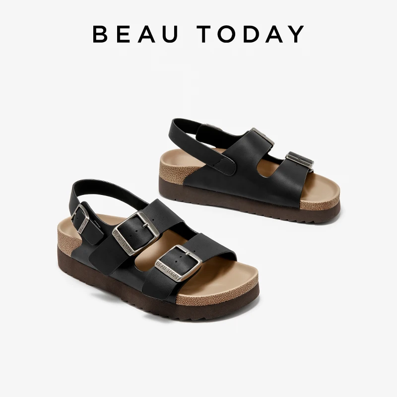BEAUTODAY Casual Sandals Women Synthetic Leather Metal Ankle Buckle Strap Summer Ladies Low Heel Sport Shoes Handmade 34602
BEAUTODAY Casual Sandals Women Synthetic Leather Metal Ankle Buckle Strap Summer Ladies Low Heel Sport Shoes Handmade 34602