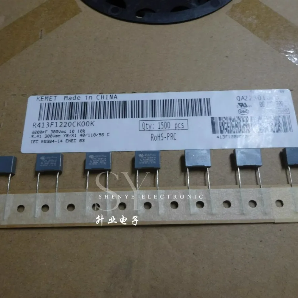 20PCS AV R413F1220CK00K 0.0022uf/300VAC 2.2nf 2200pf 2n2 222 Brand-new Y2 10mm film capacitor
20PCS AV R413F1220CK00K 0.0022uf/300VAC 2.2nf 2200pf 2n2 222 Brand-new Y2 10mm film capacitor