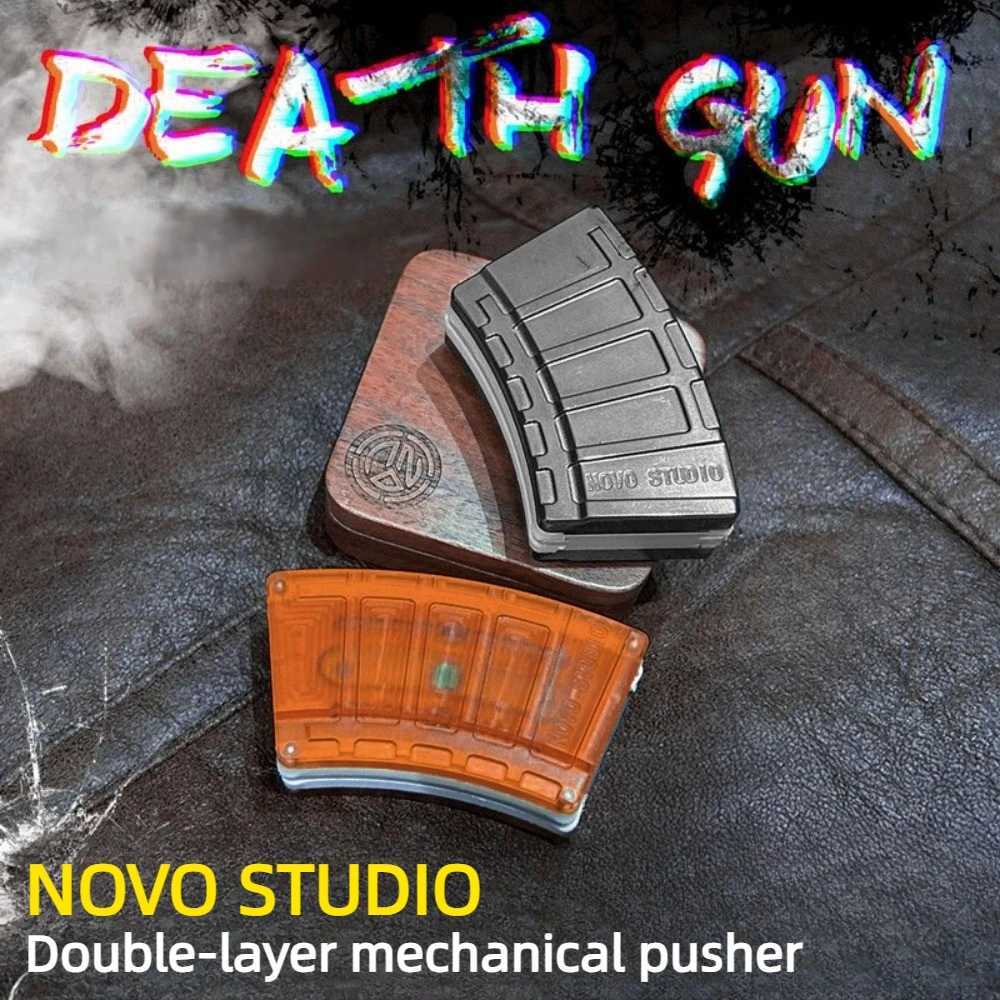 NOVO STUDIO EDC Trial Double-Layer Mechanical Dual-Track Fingertip Push Card Decompression Toy
NOVO STUDIO EDC Trial Double-Layer Mechanical Dual-Track Fingertip Push Card Decompression Toy