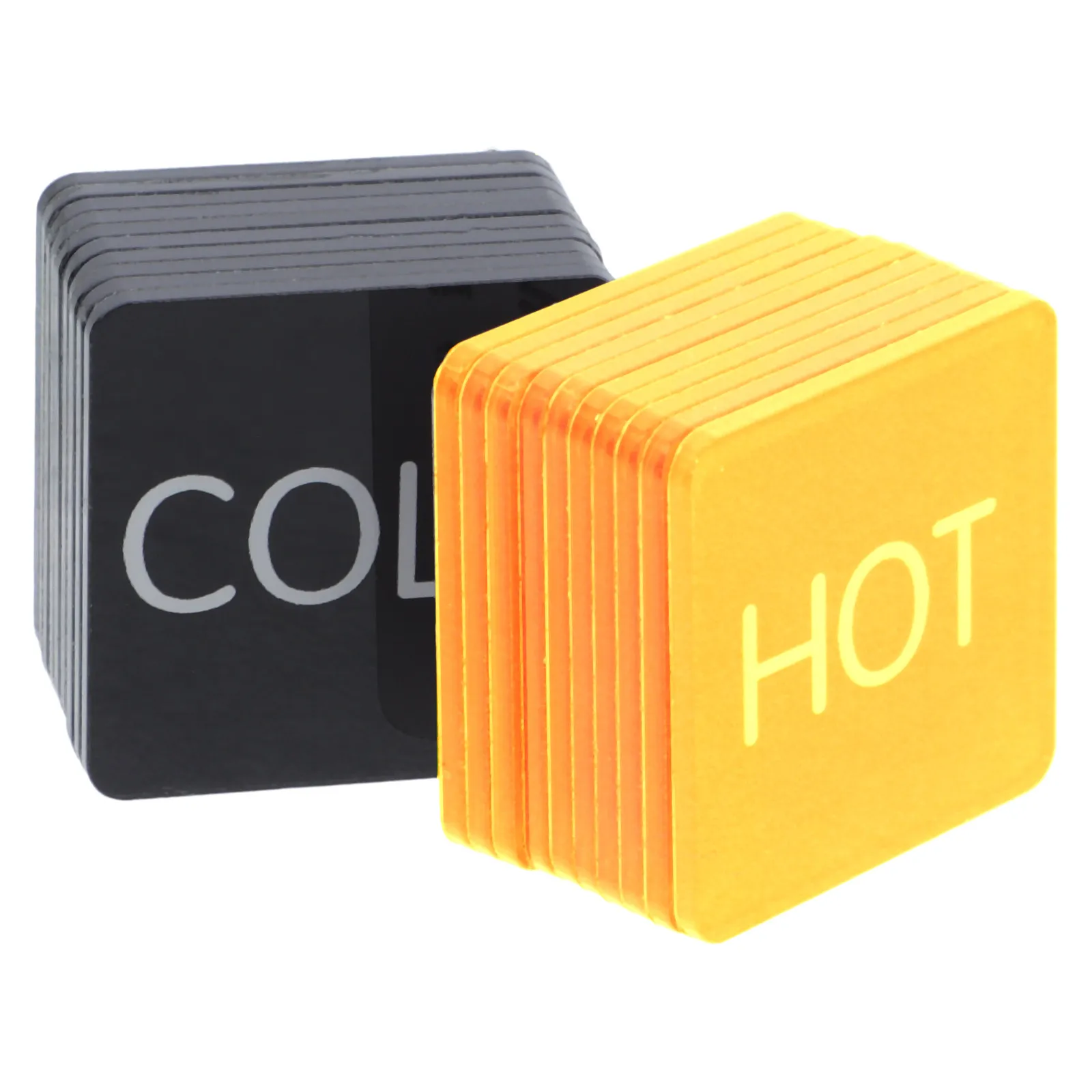 10Pairs Acrylic Hot Cold Water Indicators Self Adhesive Square Stickers for Faucets Bathroom Sinks Shower Faucets Hotel Use
10Pairs Acrylic Hot Cold Water Indicators Self Adhesive Square Stickers for Faucets Bathroom Sinks Shower Faucets Hotel Use