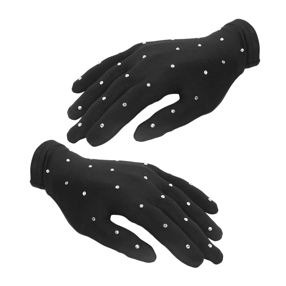 1Pair Figure Skating Performance Gloves Rhinestone Embellished Opaque Stretch Fabric for Women Girls Ice Skating Dance Stage
1Pair Figure Skating Performance Gloves Rhinestone Embellished Opaque Stretch Fabric for Women Girls Ice Skating Dance Stage