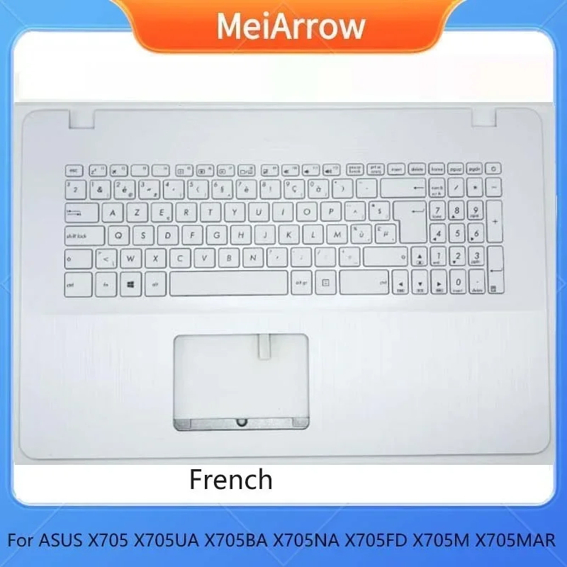 New/org For 17.3" ASUS X705 X705U X705UD X705M X705MA X705N Palmrest French Keyboard Upper cover,White
New/org For 17.3" ASUS X705 X705U X705UD X705M X705MA X705N Palmrest French Keyboard Upper cover,White