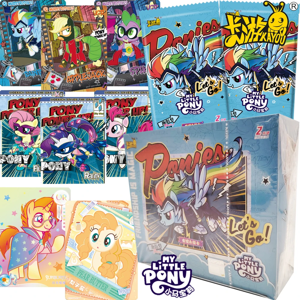 Official KAYOU My Little Pony Hobby Collection Cards Magical Friendship Animated Protagonist Color Retro Trendy Comic Cards Gift
Official KAYOU My Little Pony Hobby Collection Cards Magical Friendship Animated Protagonist Color Retro Trendy Comic Cards Gift