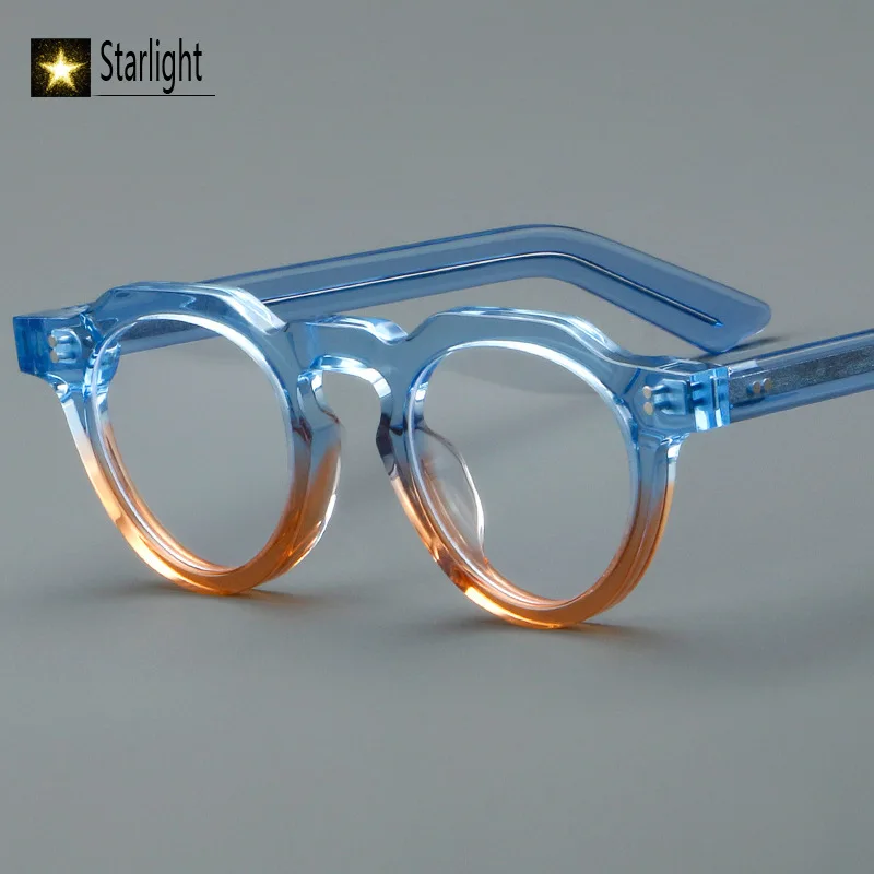 Acetate Round Spectacles Frame Glasses Men Prescription Eyeglass Frames Women Fashion Rivet Optical Transparent Eyeglasses Trend
Acetate Round Spectacles Frame Glasses Men Prescription Eyeglass Frames Women Fashion Rivet Optical Transparent Eyeglasses Trend