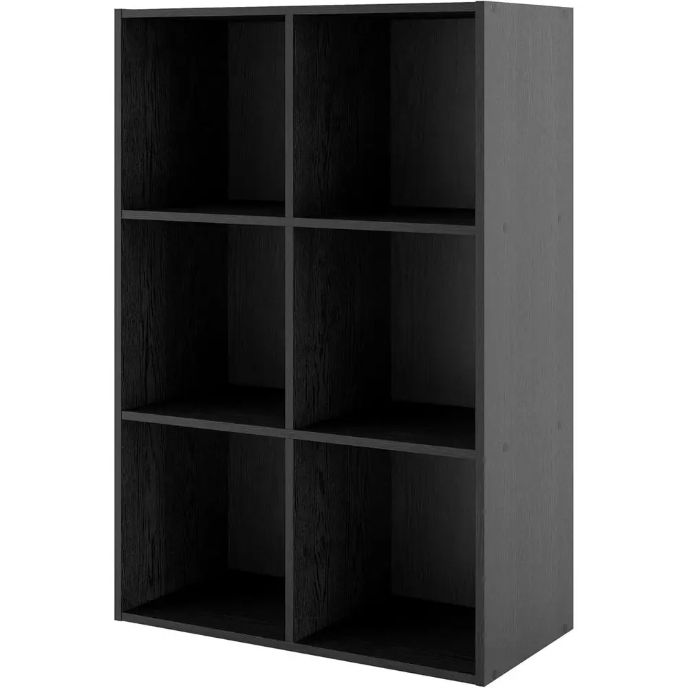 6-Cube Storage Organizer Shelves, Stackable Wooden Bookcase with Cubby Bins, Ideal for Dorm, Teen Room, and Home Office, Black
6-Cube Storage Organizer Shelves, Stackable Wooden Bookcase with Cubby Bins, Ideal for Dorm, Teen Room, and Home Office, Black