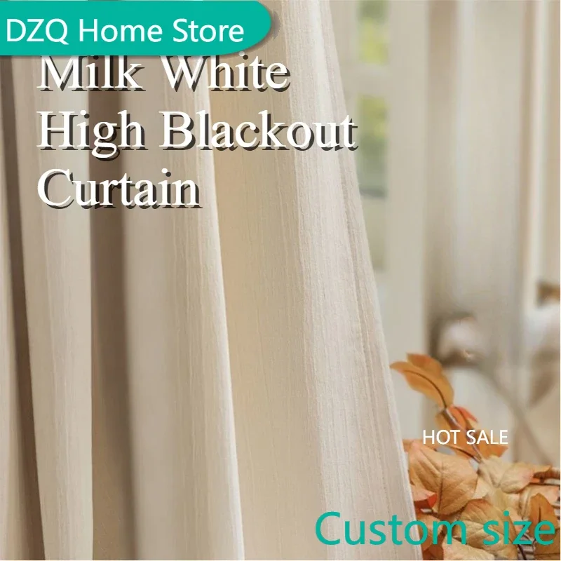 Cream Colored Wrinkled Chenille Curtains Japanese Style Minimalist High Blackout Curtains Heat-insulating Fixed Thicken Curtains
Cream Colored Wrinkled Chenille Curtains Japanese Style Minimalist High Blackout Curtains Heat-insulating Fixed Thicken Curtains