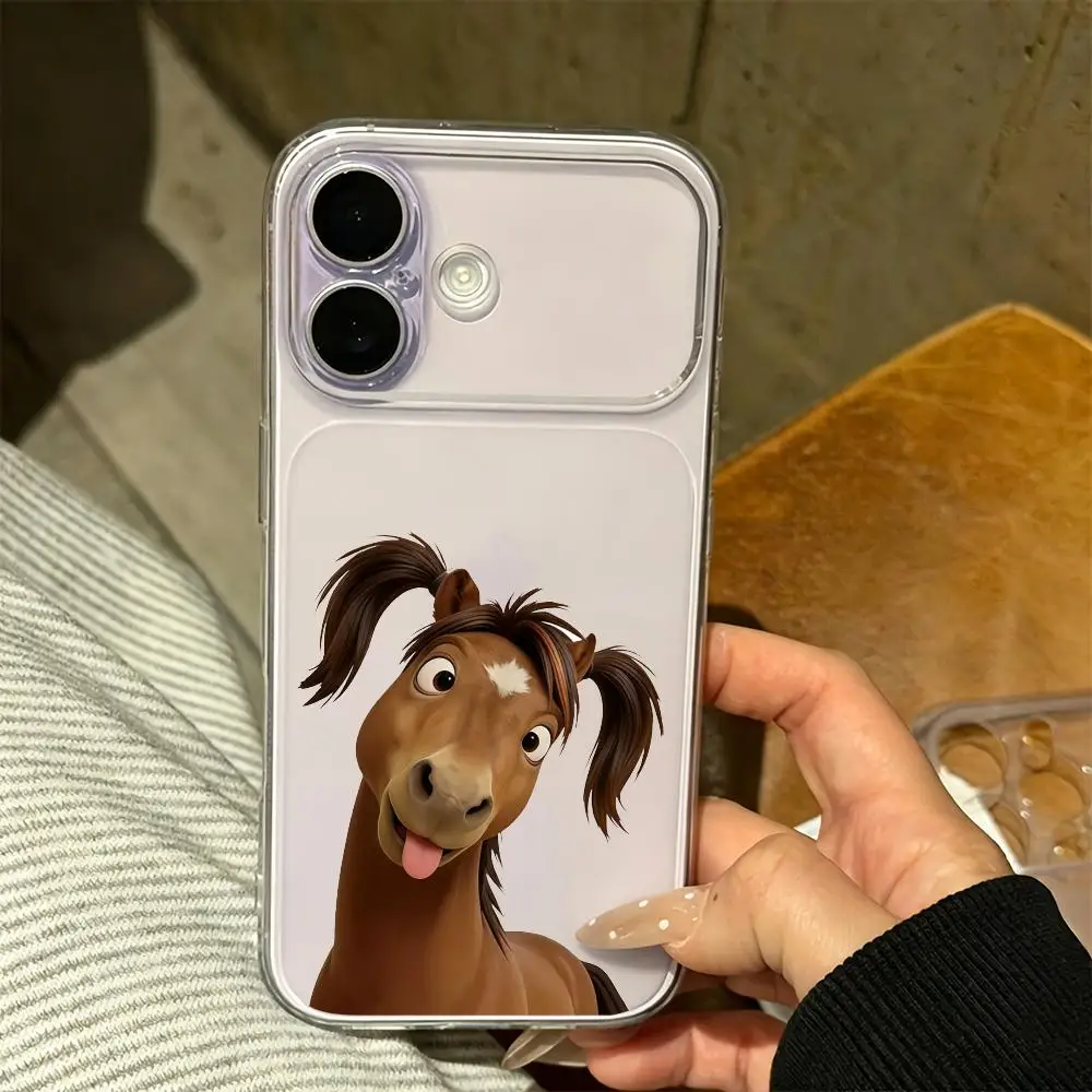 Abstract horse design transparent phone case suitable for iPhone 17 16 15 14 13 12 11 Pro/Max/Plus anti drop frosted back cover
Abstract horse design transparent phone case suitable for iPhone 17 16 15 14 13 12 11 Pro/Max/Plus anti drop frosted back cover