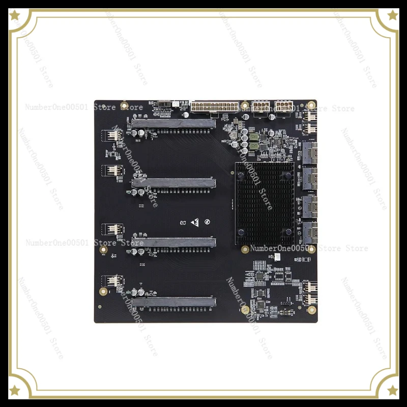 PLX88096 PCIe 4.0 Expansion Card 4 GPU Board 65mm Width Server Grade
PLX88096 PCIe 4.0 Expansion Card 4 GPU Board 65mm Width Server Grade