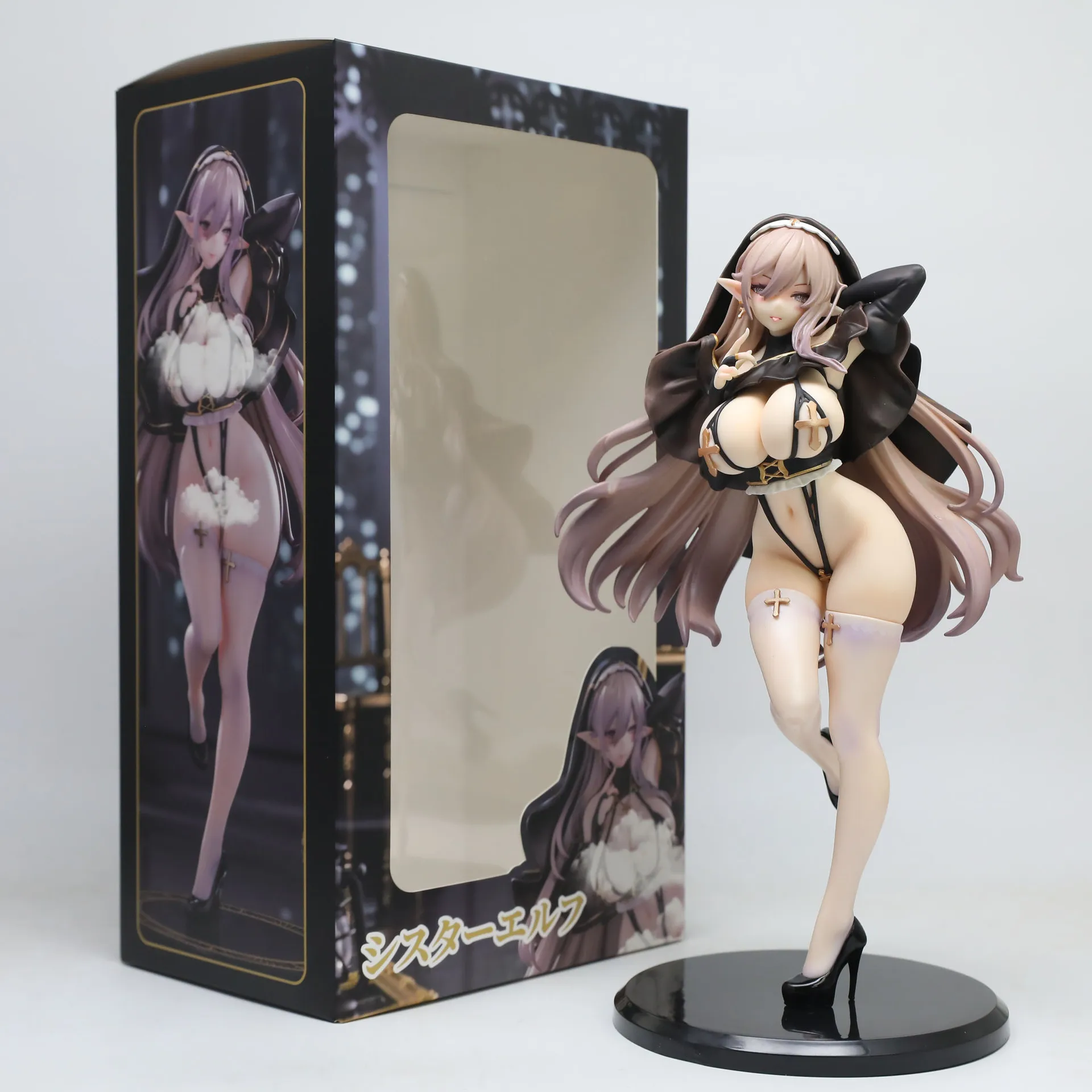 NEW PINKMANGO Figure Sister Elf Nun Chifuta-erufu Anime Girl PVC Action Figure Toy Statue Ornament Adult Collection Model Doll
NEW PINKMANGO Figure Sister Elf Nun Chifuta-erufu Anime Girl PVC Action Figure Toy Statue Ornament Adult Collection Model Doll